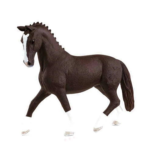 SCHLEICH Horse Club, Horse Figurine, Horse Toys for Girls and Boys 5-12 years old, Hanoverian Mare, Black