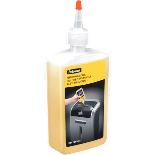 Fellowes Powershred Performance Shredder Oil, 12 oz. Extended Nozzle Bottle (35250) (Pack of 1)