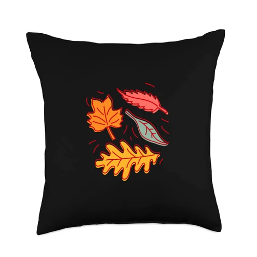 Bäume Wald, Natur Geschenke, lustige Sprüche Minimalistic, Tranquility, Hiker Design Nature Gift Throw Pillow, 18x18, Multicolor