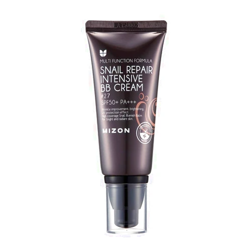 MIZON Snail Repair Blemish Balm, Multifunctional BB Cream with Snail Mucus Filtrate, Skin Care and Makeup Coverage, Strenghtens Skin Elasticity, Improves Fine Wrinkles (#27)