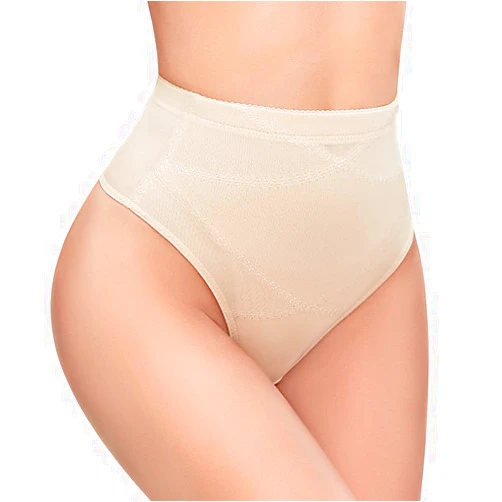 SIMIYA Thong Shapewear Tummy Control Mid-Rise Body Shaper Tummy Control For Women Firm Stomach Shapewear Thong Underwear