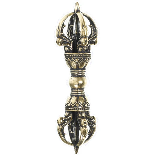 Homoyoyo Buddhism Device Vajra Brass Vintage Pestle Tibetan Vajra Dorje Charm Traditions Home Decor