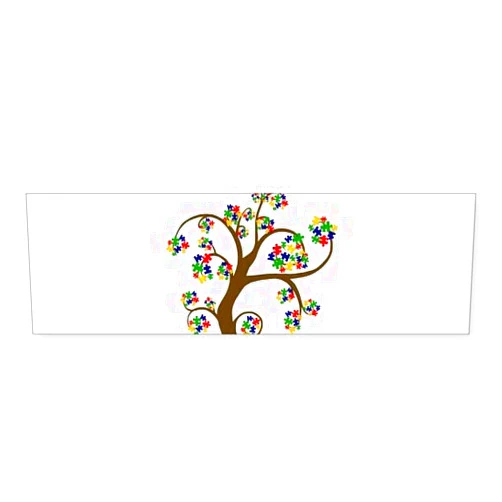 CafePress Puzzled Tree of Life Bumper Sticker Sticker (Bumper 50 pk)