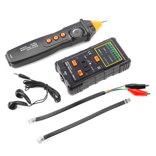 Respicefinem PM6816 Multifunctional Network Cable Wire Tracker Line Finder RJ45 RJ11 Wire Finder for Power Circuit Testing Monitoring Installation