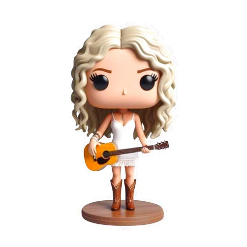 Foughi Taylor Resin Figures, Collectible Statues, Music Star Resin Sculptures-Commemorative Resin Ornaments-The Best Gift for Taylor Fans and Friends, Music lover-Living room and Desk Ornaments