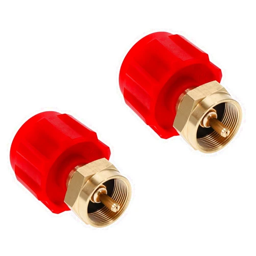 Gas One 2-Pack Propane Refill Adapter for 1lb Propane Tanks & Fits 20lb Propane Tank