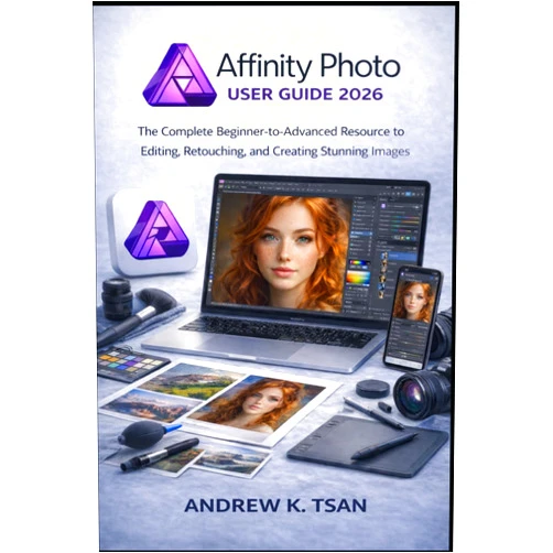 Andrew K. Tsan Affinity Photo User Guide 2026: The Complete Beginner-to-Advanced Resource to Editing, Retouching, and Creating Stunning Images
