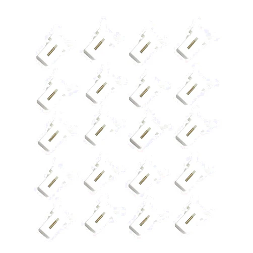 AnyCar 20pcs Countertop Small Waste Bin Replacement Clips, Mini Trash bin Spring Clamp Replacement