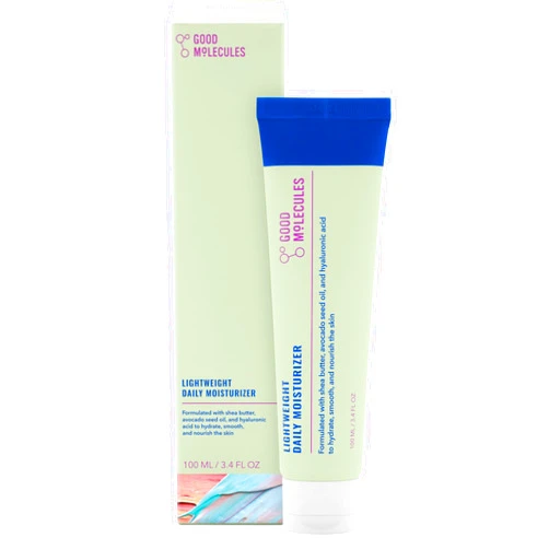 Good Molecules Lightweight Daily Moisturizer - Non-Greasy Face Moisturizer with Shea Butter and Hyaluronic Acid for Deep Hydration - Face Lotion, Skin Care for Face