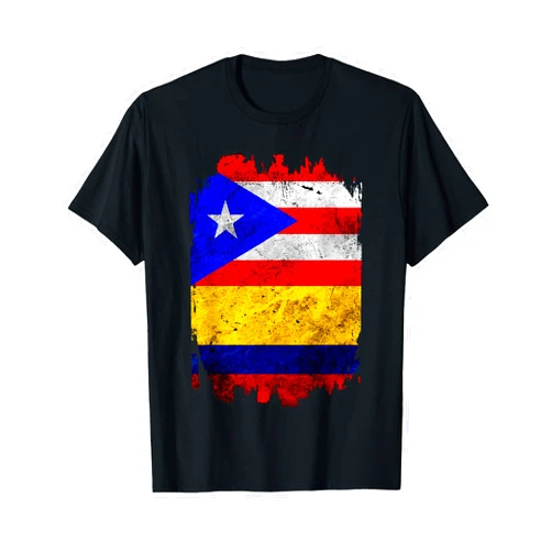 Puerto Rican and Colombian ltd Colombian Puerto Rican Flag Colombia Gift T-Shirt