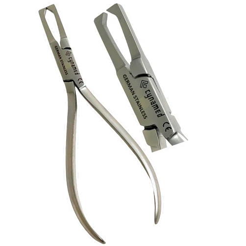 Cynamed German Stainless - 1 Ea Orthodontic Bracket Removing Pliers Stainless Steel Dental Braces Removal Tools Bracket Gripper Plier