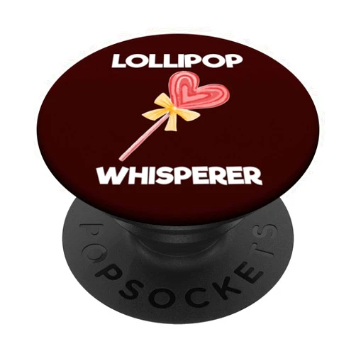Candy Costume Tee & Gifts Lollipop Whisperer Funny Sweet Heart Candy Lollipop Lover PopSockets Standard PopGrip