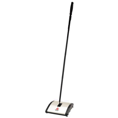 Bissell Natural Sweep Carpet and Floor Sweeper with Dual Brush Rotating System and 2 Corner Edge Brushes, 92N0A, 4.2 lb.