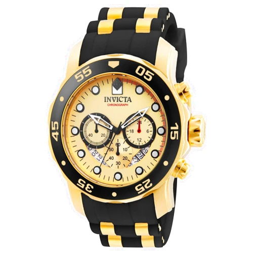 Invicta Men's 17566 Pro Diver Analog Display Swiss Quartz Black Watch