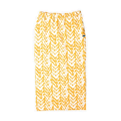 KAVU Women's Somerset Midi Skirt with Elastic Waistband