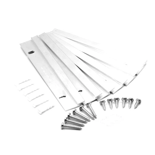 Picture Hang Solutions French Cleat Picture Hanger Kit 6 Inch - 3 Pairs - Small Z Bar Hanger Supports 50 lbs - Z Clip Mirror Hanging Brackets, Wall Mounting Hardware