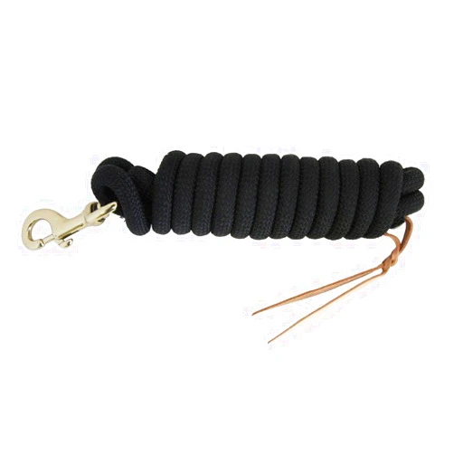 Formay 10 Foot Nylon Lead Rope Black