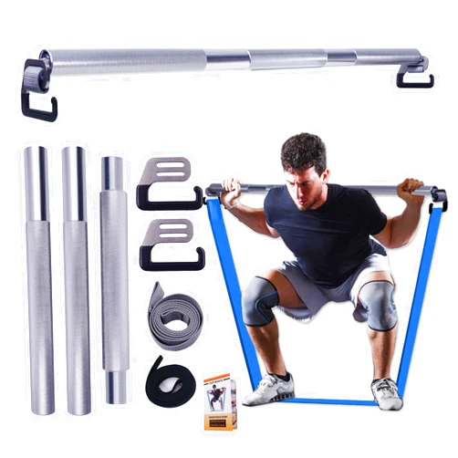 J Bryant Fitness Resistance Band Exercise Bar Large Hook 37.8