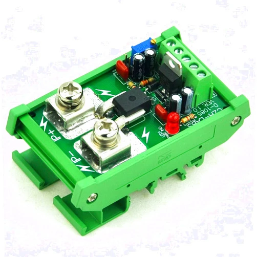 CZH-LABS Electronics-Salon DIN Rail Mount +/-100Amp AC/DC Current Sensor Module, based on ACS758