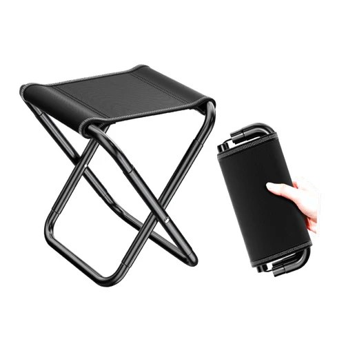 DJKFH Folding Chair Camping, Portable Camping Chair, Pocket Chair, Lightweight Chair Body, Carrying A Weight of 150kg, Suitable for Outdoor Activities Such As Camping and Fishing