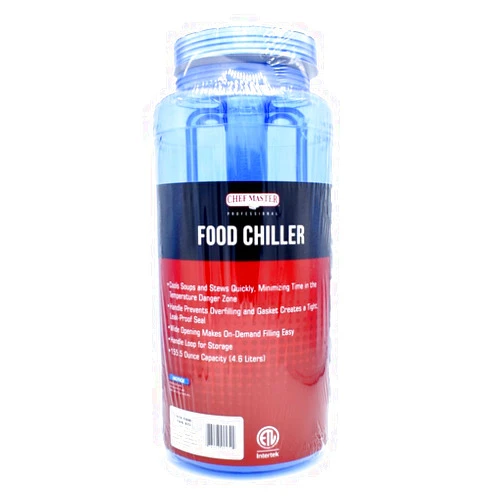 Chef Master Large Food Chiller, 155.5 Oz Plastic Cold Paddle for Cooling Hot Soups, Stews & Other Hot Liquids in Kitchen, Diner & Restaurants, Chilling Utensil for Soups in Caterings, Parties-90252