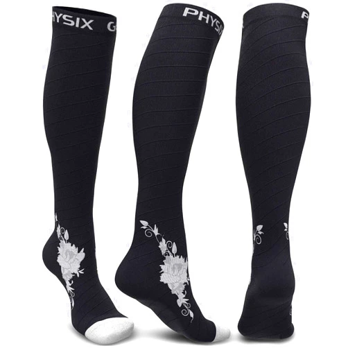 Physix Gear Sport Physix Gear Compression Socks 20-30 mmHg - Men & Women - Running, Nurses, Shin Splints, Flight, Travel