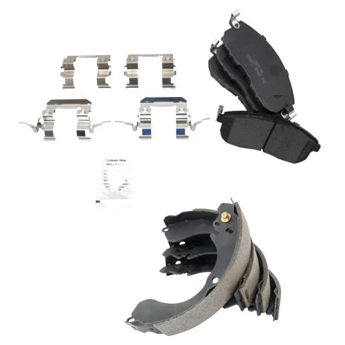 YOYOCOLL Front Brake Pad & Rear Shoe Kit for Nissan for Cube 2009-2014 for Sentra 2007-2019 for Versa 2007-2012 BFA18547