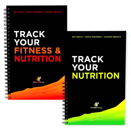 NewMe Fitness Journal for Women & Men, Food & Workout Journal, Planner Log Book to Track Weight Loss, Muscle Gain, Home Gym Exercise, Bodybuilding Progress, Daily Nutrition & Personal Health Tracker