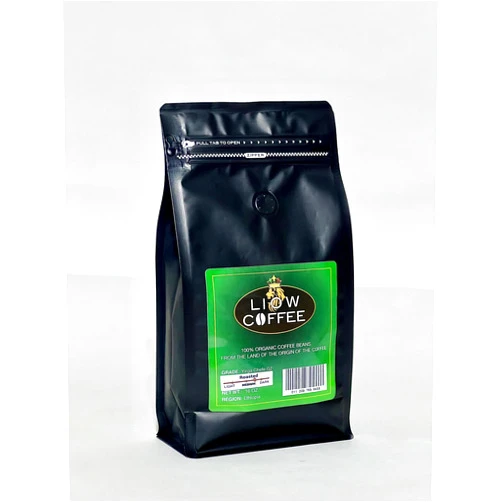 Generic Ethiopian Coffee, Yirgacheffe Southern Region, Liow medium roasted coffee bean, Low Acid, Singel Origin, Non-GMO beans, 16 Ounces (1 pound) Liow Capital