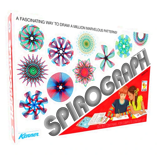 Spirograph Retro Deluxe Set – Arts and Crafts, Kids Toys, Art Supplies, Craft Supplies, Drawing Kit, Spiral Art, Reproduction of Classic Gear Design Kit, Pens, Design Sheet Included, Ages 8+