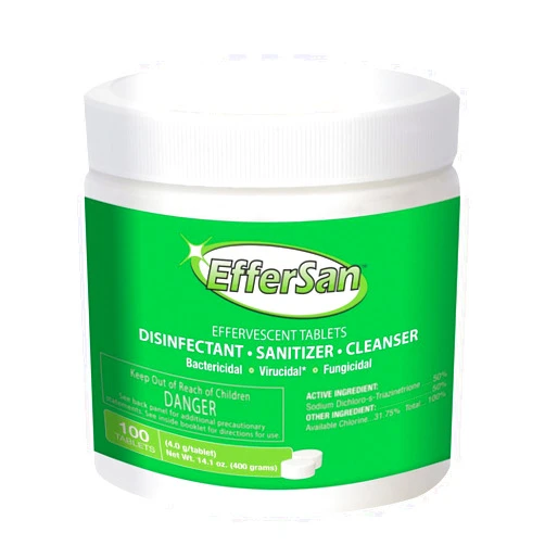 Effersan Effervescent Sanitizer - 100 Count