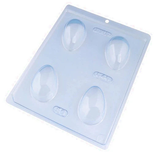 BWB Egg Shape - 50g - Hot Chocolate Bomb Mold - Three Part Special Mold