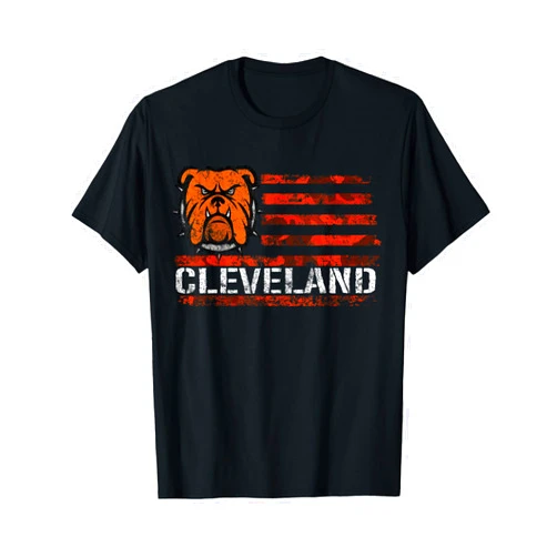 Cleveland Ohio retro vintage classic dawgs gift Cleveland Ohio retro vintage dawgs classic Patriotic gift T-Shirt