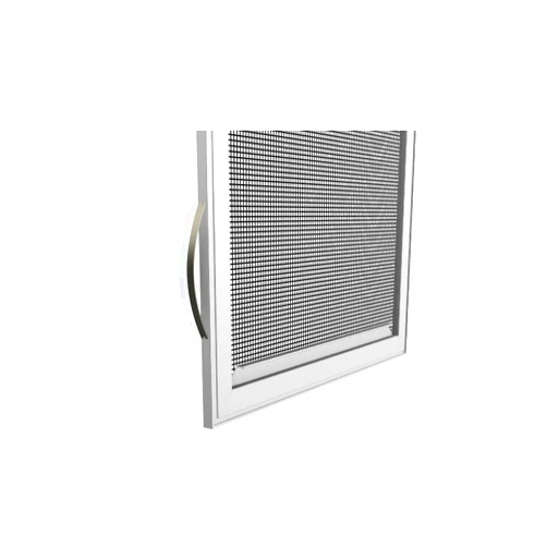 RITESCREEN Custom Double-Hung Window Screen Replacement - Fully Assembled Double Hung Half Screen. The DH7 Utilizes Two Leaf Springs to Secure The Screen in Your Window and a Pull Rail for Accessibility