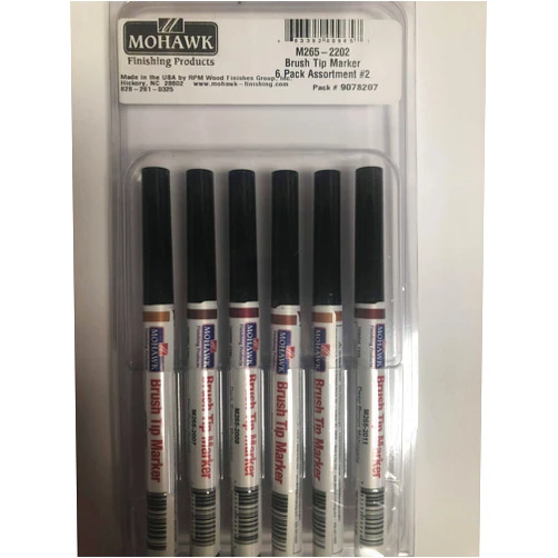 HandyCT Brush Tip Graining Marker 6 Pack Assortment #2