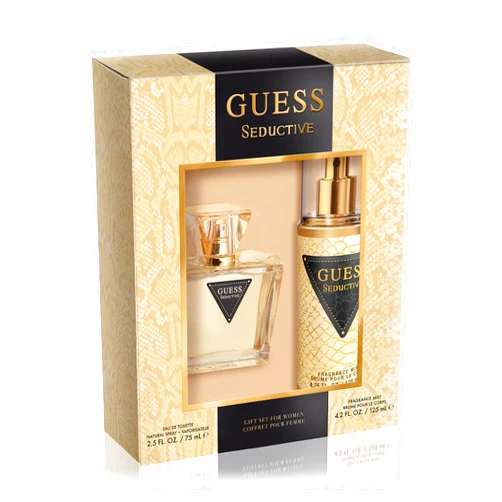 GUESS Seductive Women/Femme Eau de Toilette 2 Piece Gift Set - Perfume Spray 2.5 Fl. Oz. & Fragrance Mist 4.2 Fl. Oz.