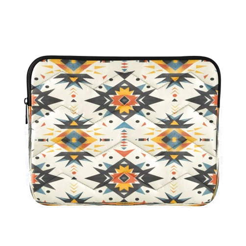 YEGAME Aztec Laptop Sleeve Bag Compatible with 13-14 inch Notebook Computer Tablet, Quilted Soft Lightweight Laptop Case Shockproof Protective Briefcase with Durable Zipper