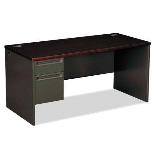 HON 38000 Series Left Pedestal Desk, 66