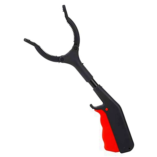 Denkerm Heavy Duty Claw Trash Garbage Picker, Grabber Reacher Tool, Practical for Gripping Variouse Shapes Objects Picking up Trash Pests Trash, default