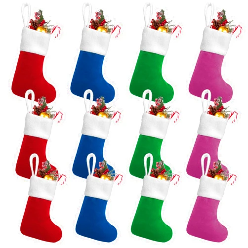 LinaGarten 12Pack Mini Christmas Stockings 7
