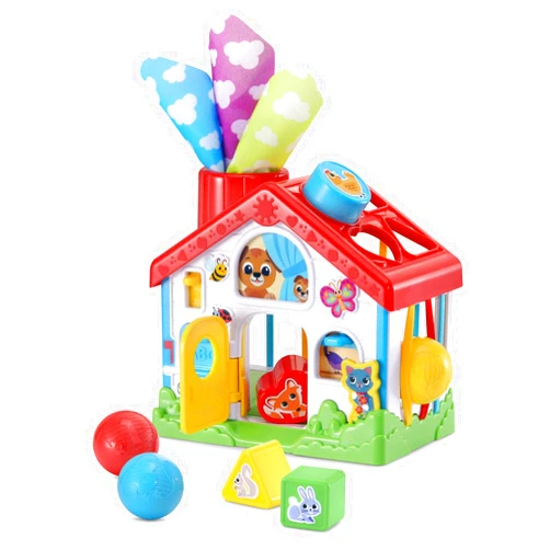 LeapFrog 4-in-1 Discovery House, Hands-On Infant Busy Toy