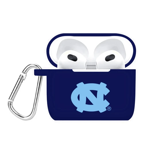 AFFINITY BANDS North Carolina Tar Heels Silicone Case Cover Compatible with Apple AirPods Generation 3 (Navy)
