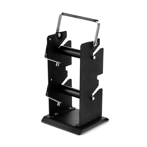 QWORK Dual Solder Dispenser Reel Solder Reel Stand, Adjustable Roll Holder Reel Dispenser, Spool Feeder Welding Tool