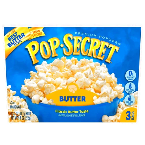 Pop Secret Butter 3 pk Microwave Popcorn 9.6oz