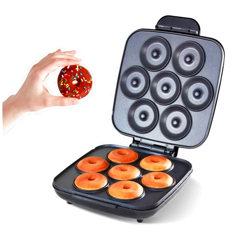 DASH Delish By Dash Donut Maker for Snacks, Dessert, and More - Black