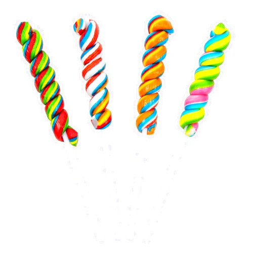 Imagine Splash Rainbow Twisty Pops - 40 Pieces - Lollipop Birthday Party Favors Individually Wrapped