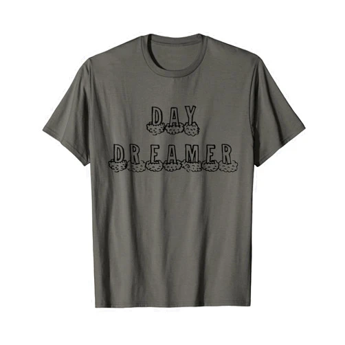Day Dreamer In The Clouds Day Dreamer Creative Cute Fluffy Cloud Rainbow Imagination T-Shirt