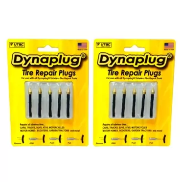 Dynaplug Puncture Repair for Tubeless Tires: 10-Repair Plugs (1) 5 Pack Plus (1) 5 Pack, Made in USA 2 Packs of 5