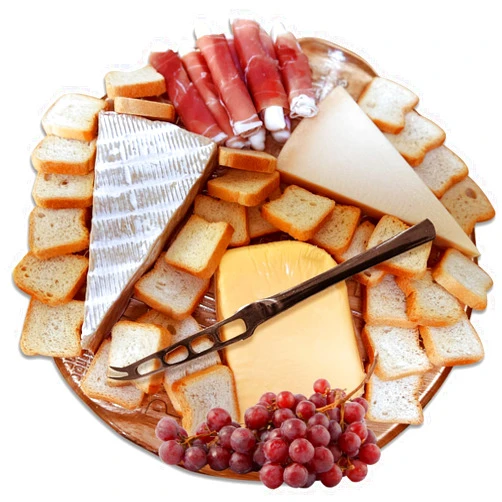 GiftWorld Meat and Cheese Gift Basket – Gourmet Cheese Gift Basket, Charcuterie Food Basket with Cheese Knife, Cheese Sampler for Men and Women | Gourmet Food Gift for Christmas Gift Basket, Birthdays, Corporate, Thanksgiving, Thinking of You, Sympathy and Family Gatherings