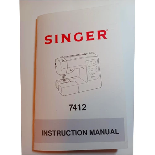 TabSynth Design Works LLC Singer 7412 Sewing Machine Manual (Reprint)